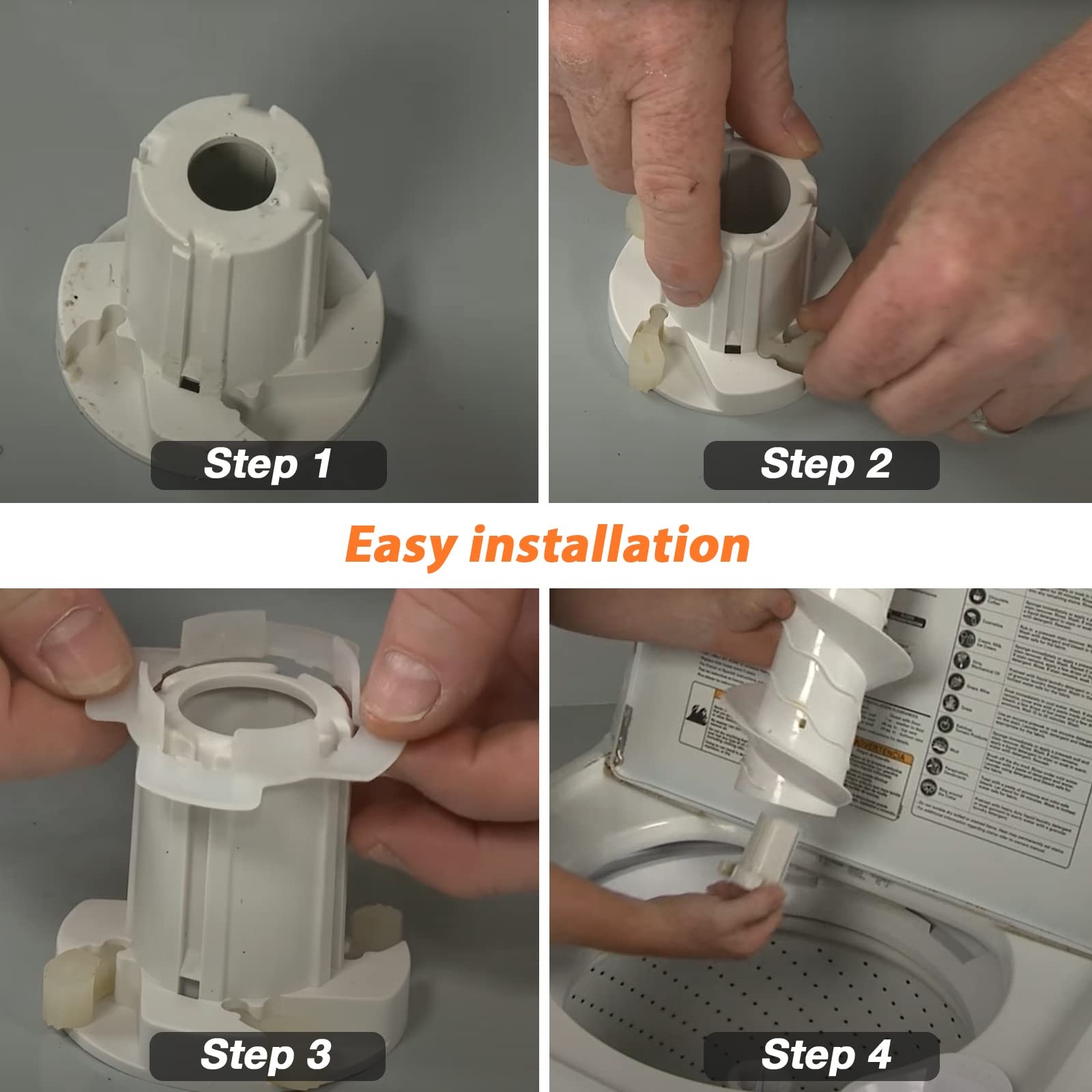 Washer Agitator Dogs 16 Pack ABS Replacement For Whirlpool Kenmore Kitchen Aid