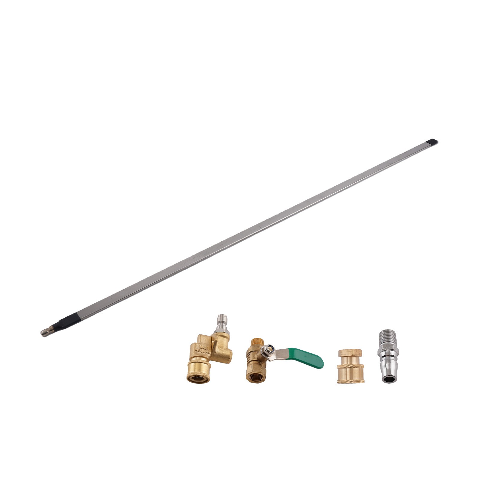 39.4” Radiator Flush Wand Stainless Steel High Pressure Cleaning Gun Tool