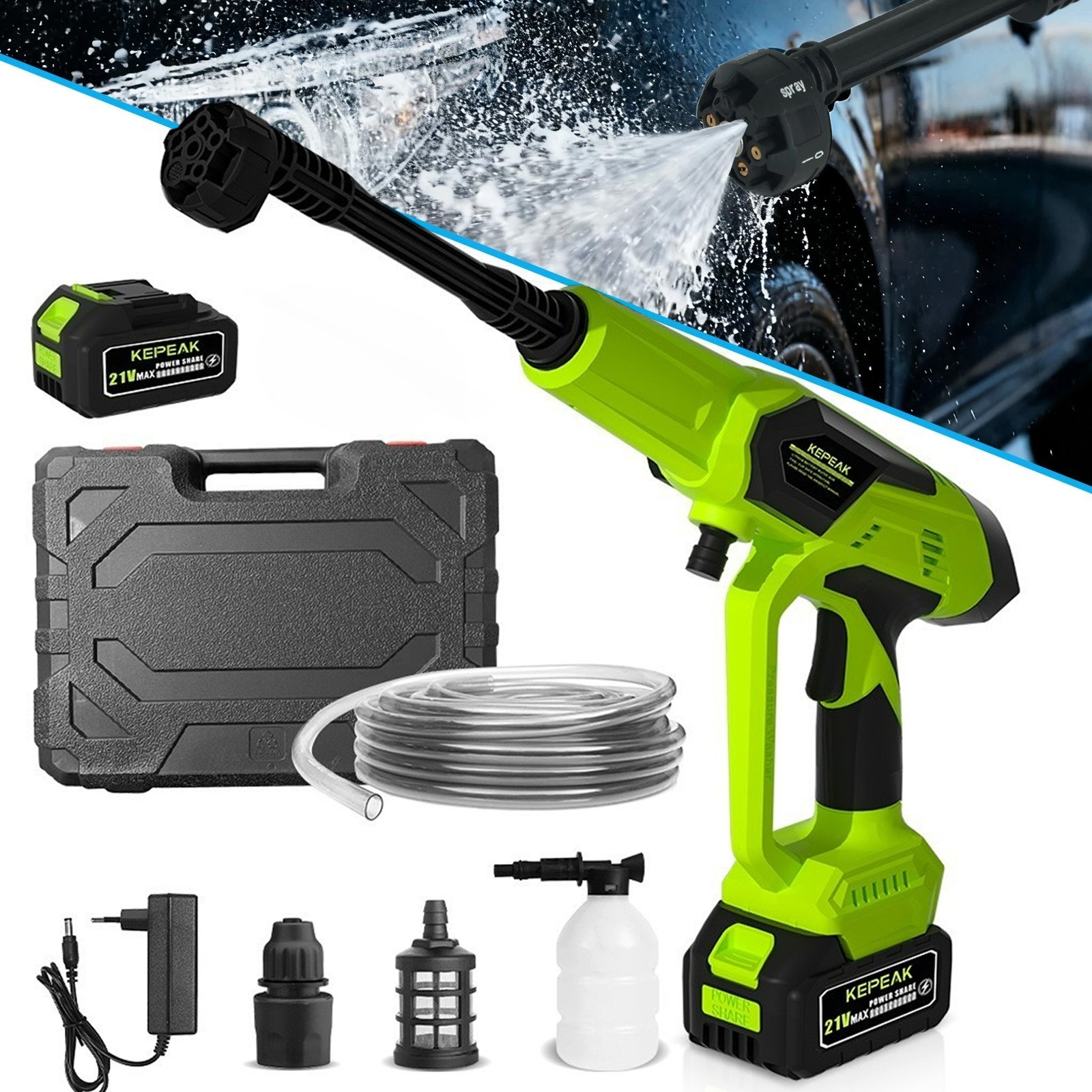 Cordless Portable Washer Battery Operated Washer Handheld Washer for Car Home
