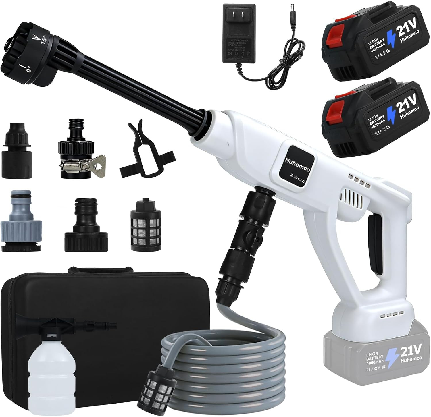 1500PSI Cordless Pressure Wassher Power Wassher Battery Powered | Brushless Spee