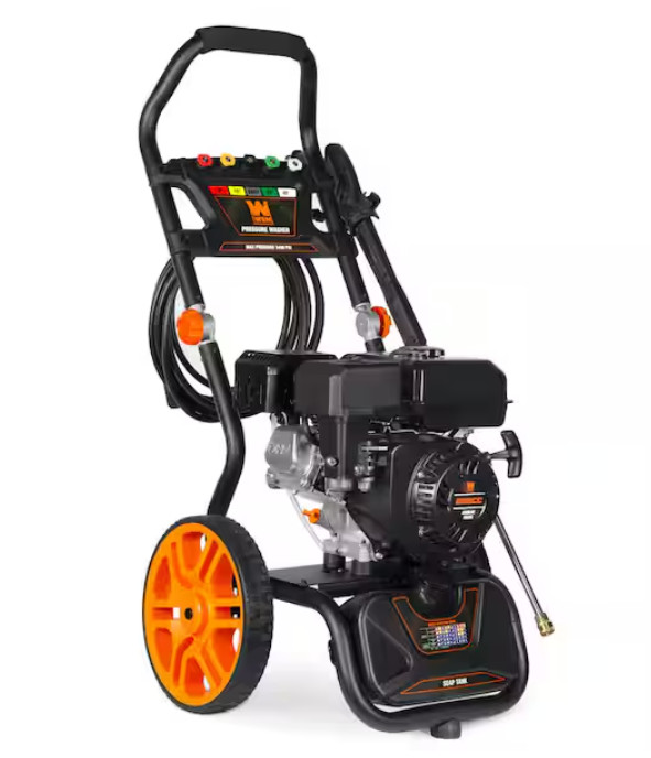 3400 PSI Gas Cold Water Pressure Washer W/ 223cc Engine 2.7 GPM Flow Rate