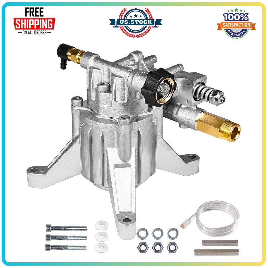 YAMATIC 7/8″ Shaft Vertical Pressure Washer Pump, 3000 PSI, 2.5 GPM Replacement