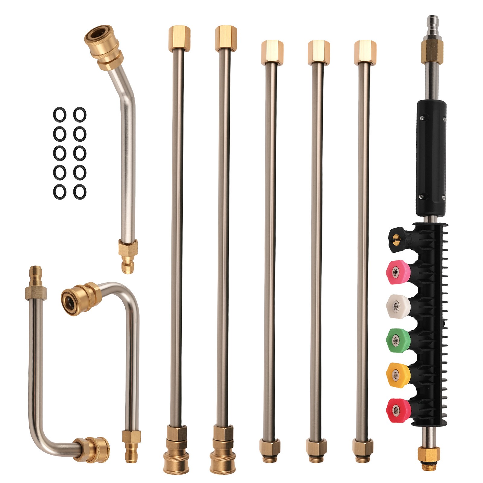 4000PSI High Pressure Washer Extension Wand Replace Lance Gutter Cleaner Kit