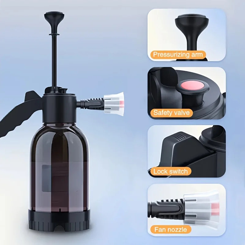 2L Multi Purpose Handheld Car Wash Foam Sprayer Cleaning Tool