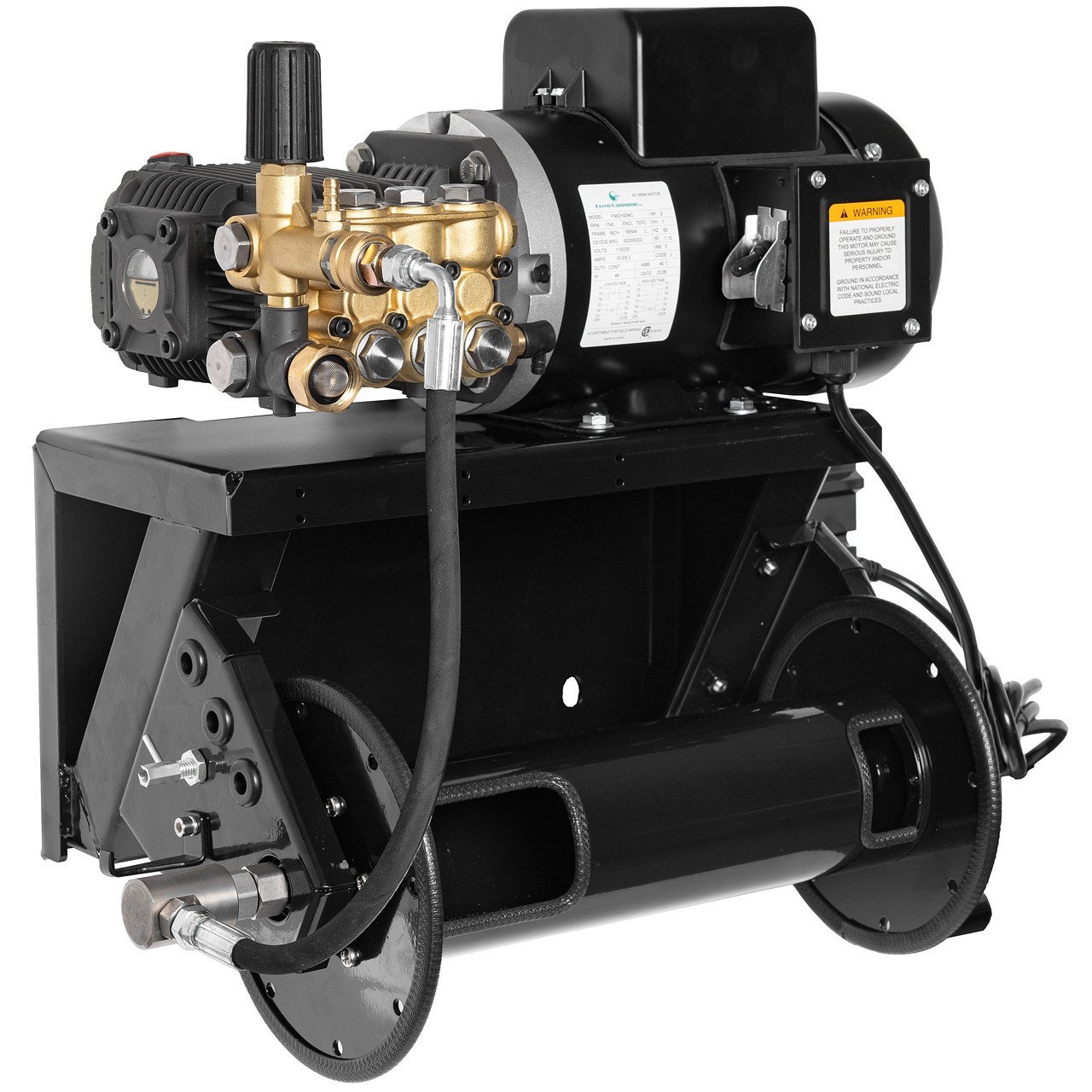 Canpump 1500 PSI 2.2 GPM Electric Pressure Washer w/ Hose Reel & TSS, 2 HP 120 V