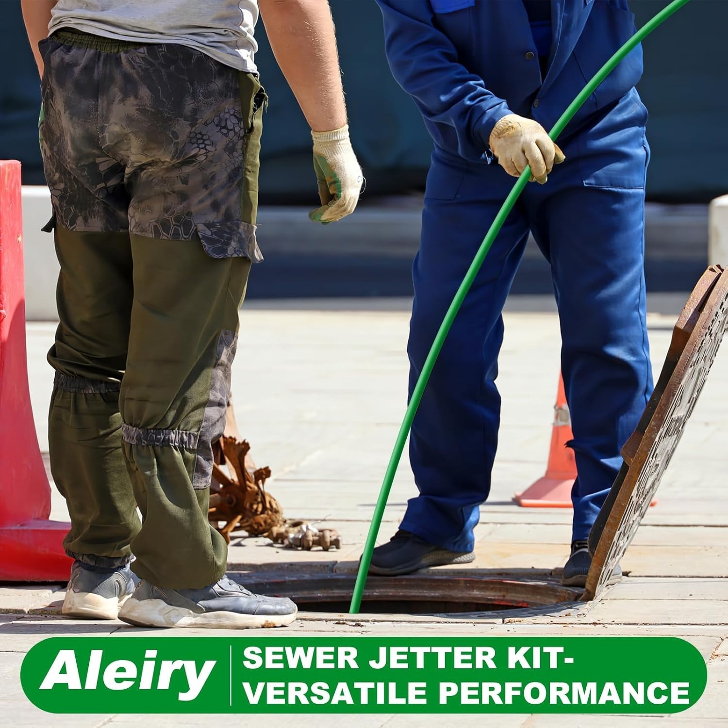 High-Pressure Sewer Jetter Kit with 50FT Hose – Ultimate Drain Cleaning Solution