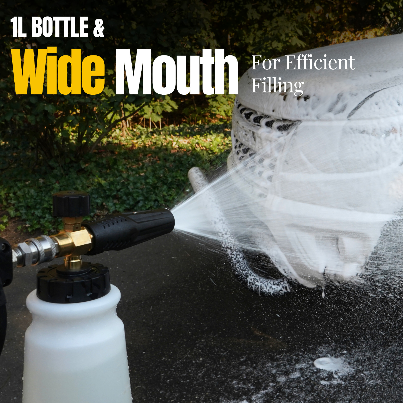 Deer Brook Shop Foam Cannon for Pressure Washer, Car Foam Cannon 1/4 Connector
