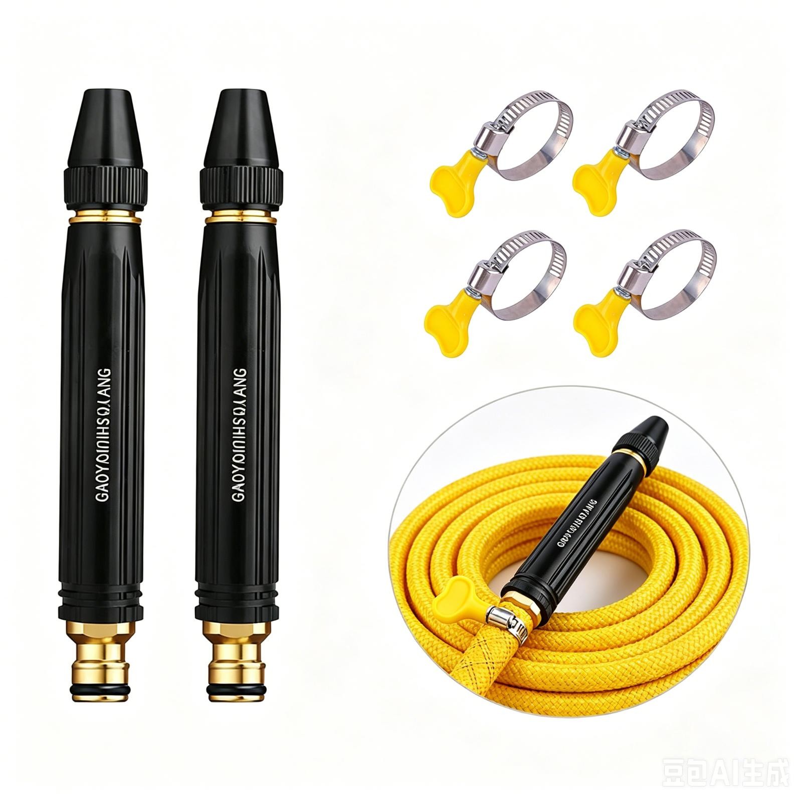 2pcs High Pressure Hose Nozzle Water Gun for Car Wash Garden Pressure Booster US