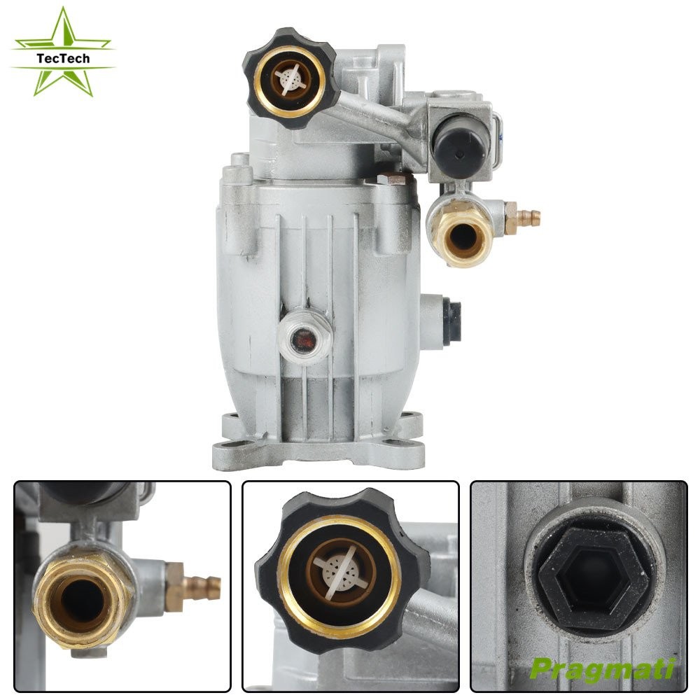 2.5 GPM Oil Sealed Pressure Washer Universal Pump 3/4 HorizShaft MAX 3000 PSI US
