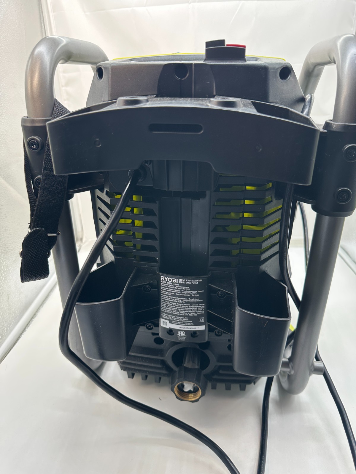 Ryobi RY142022VNM 2000 PSI 1.2 GPM Cold Water Pressure Washer System ONLY