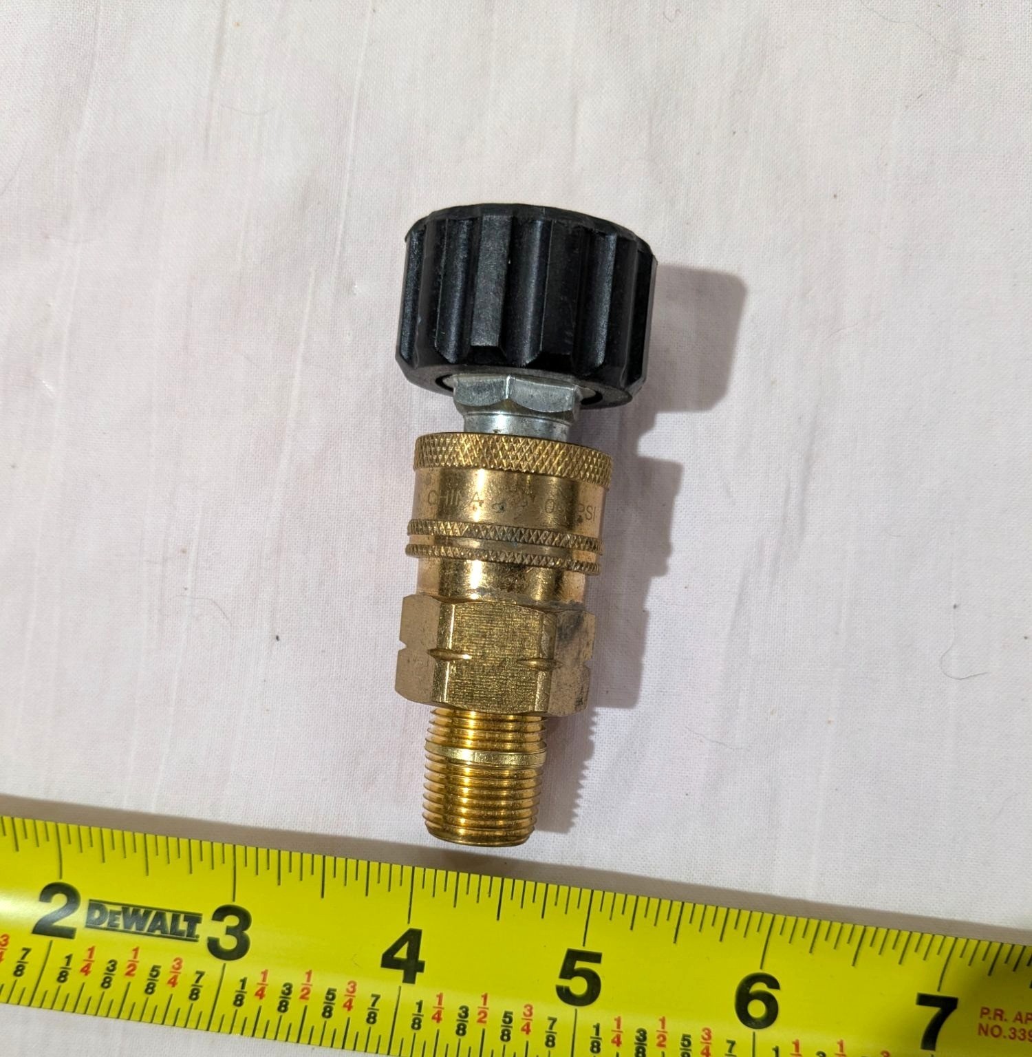 Pressure Washer M22F To G3/8F Solid Brass Coupling Adapter Connector