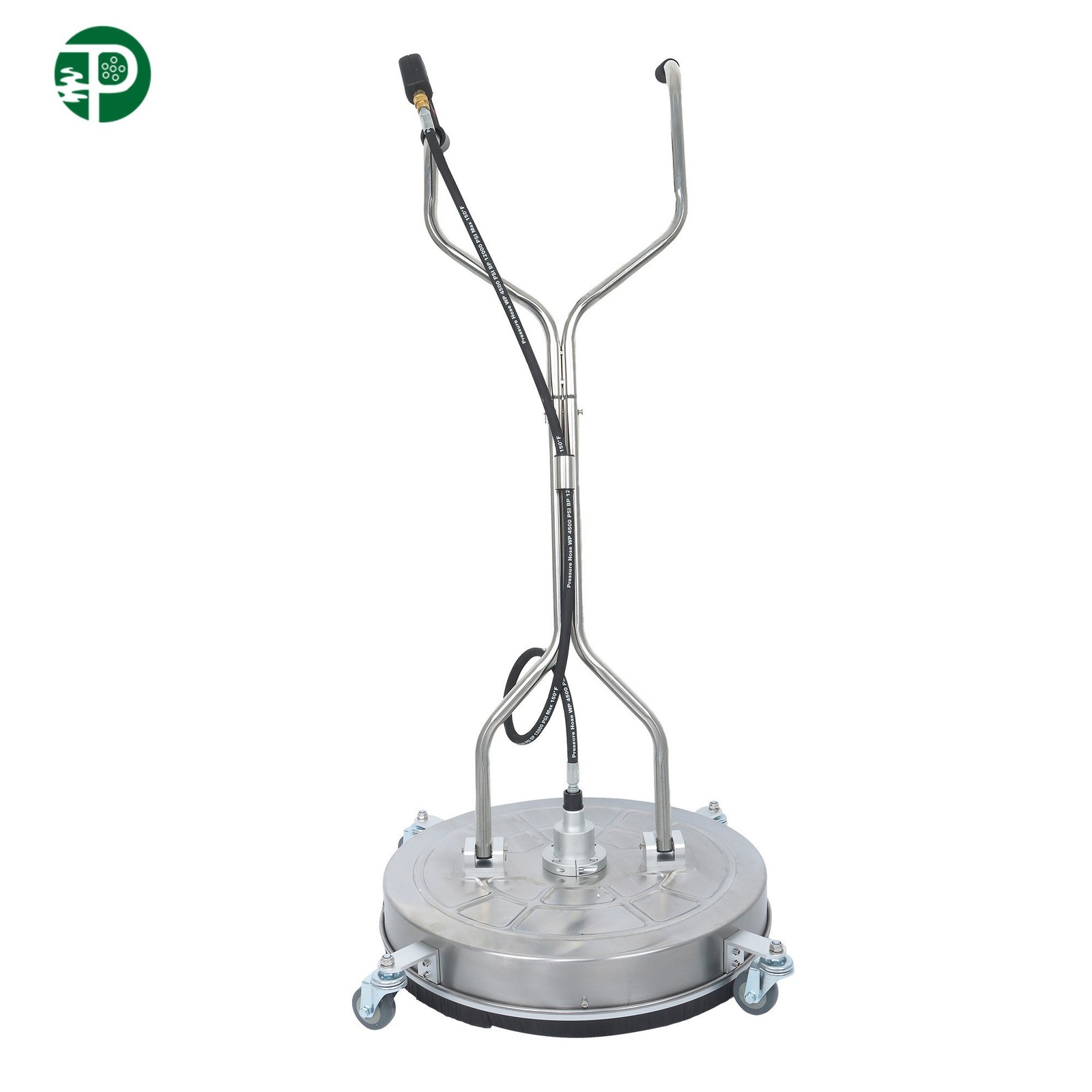 1 × 24″ Pressure Washer Surface Cleaning Kit with 4 wheels Easy-Attach Handle