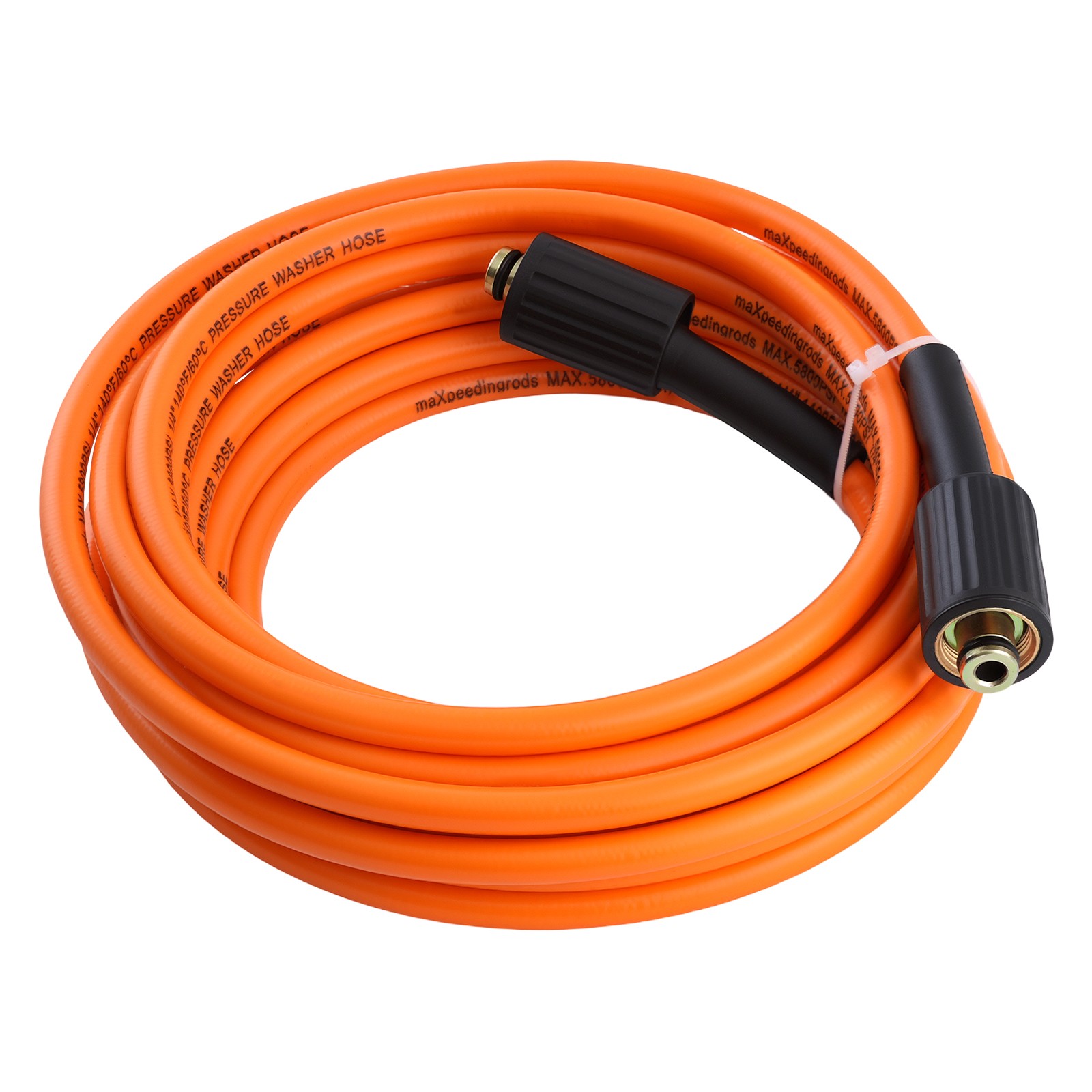 25FT Pressure Washer Replacement Hose 5800PSI 1/4″ Quick Connect Kink Resistant