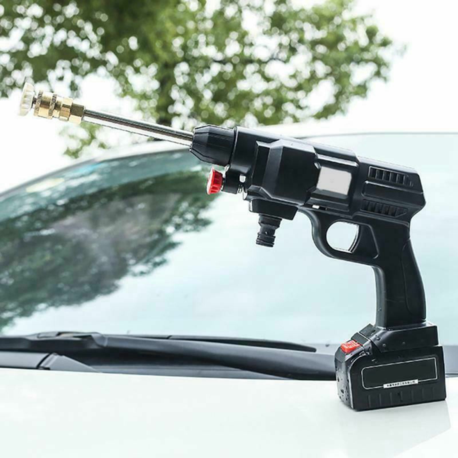 24V lithium high voltage car washing gun portable wireless small Car Washer Set