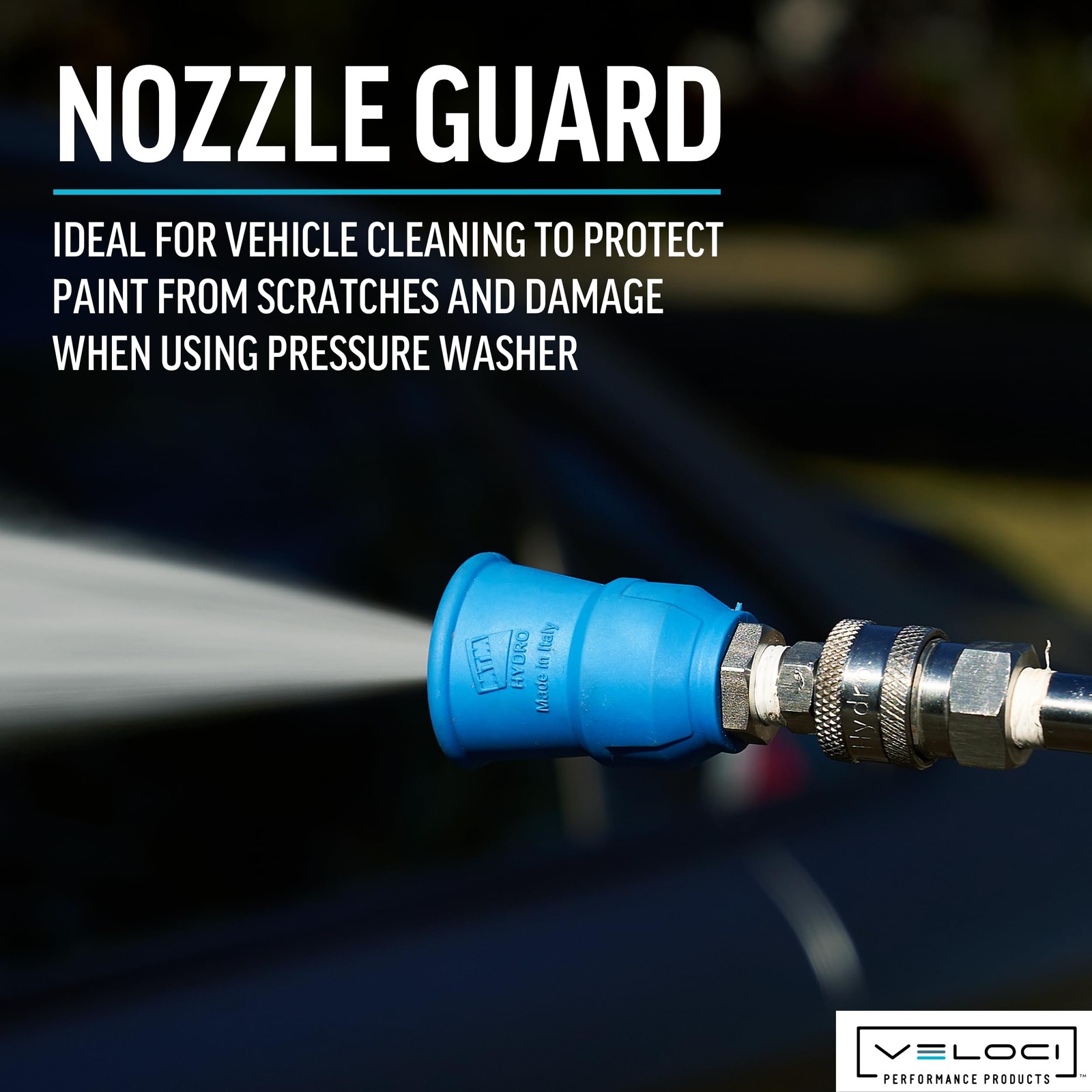 Acqualine Stainless Steel Pressure Washer Nozzle Guard Holder Tips Protector wit