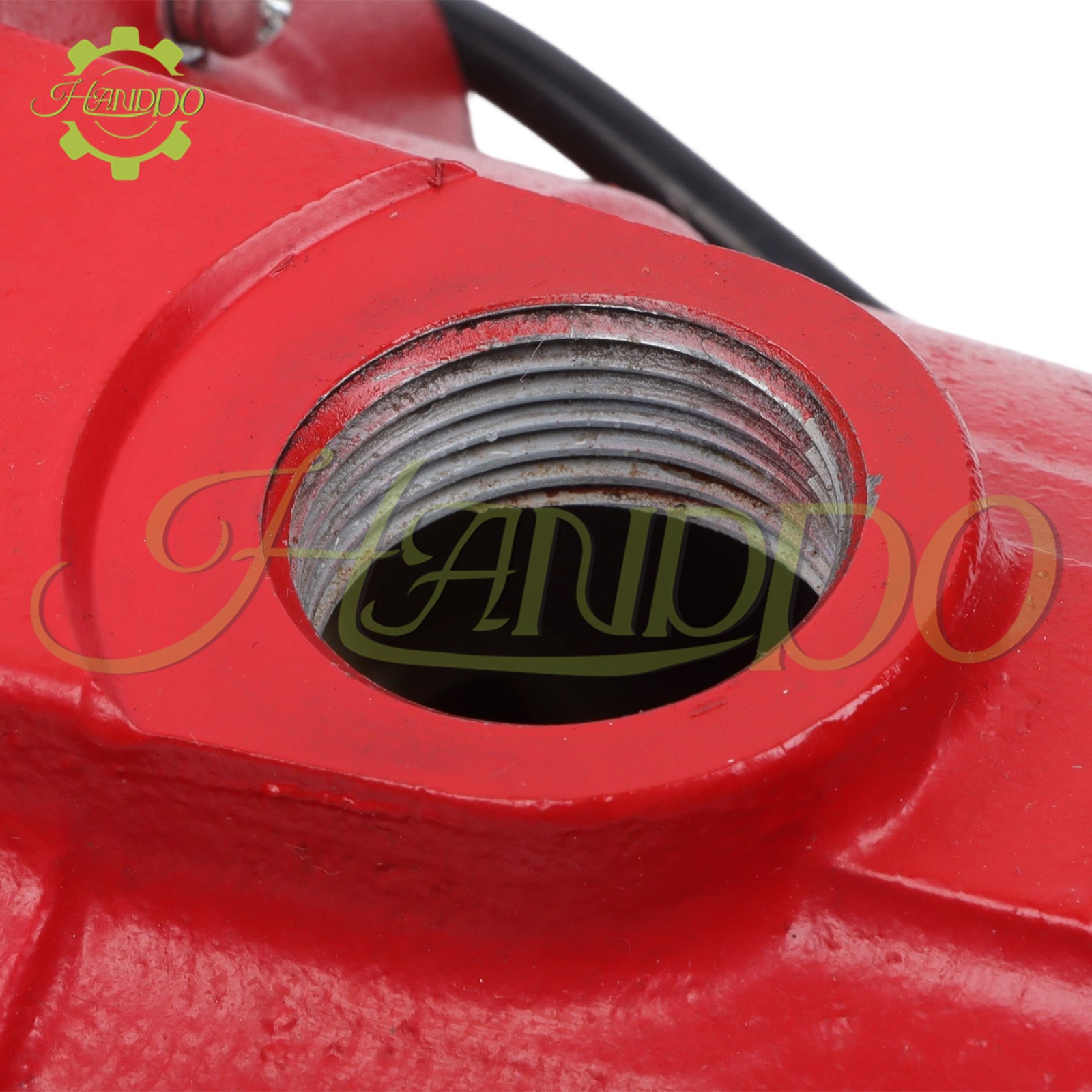 Shallow Well Jet Pump 3/4 HP 13 GPM, Cast Iron, 115/230V Dual Voltage, Red