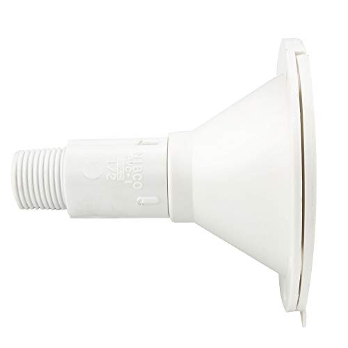 RV Exterior Spray Port Hook-Up Connector (Port Only) () White