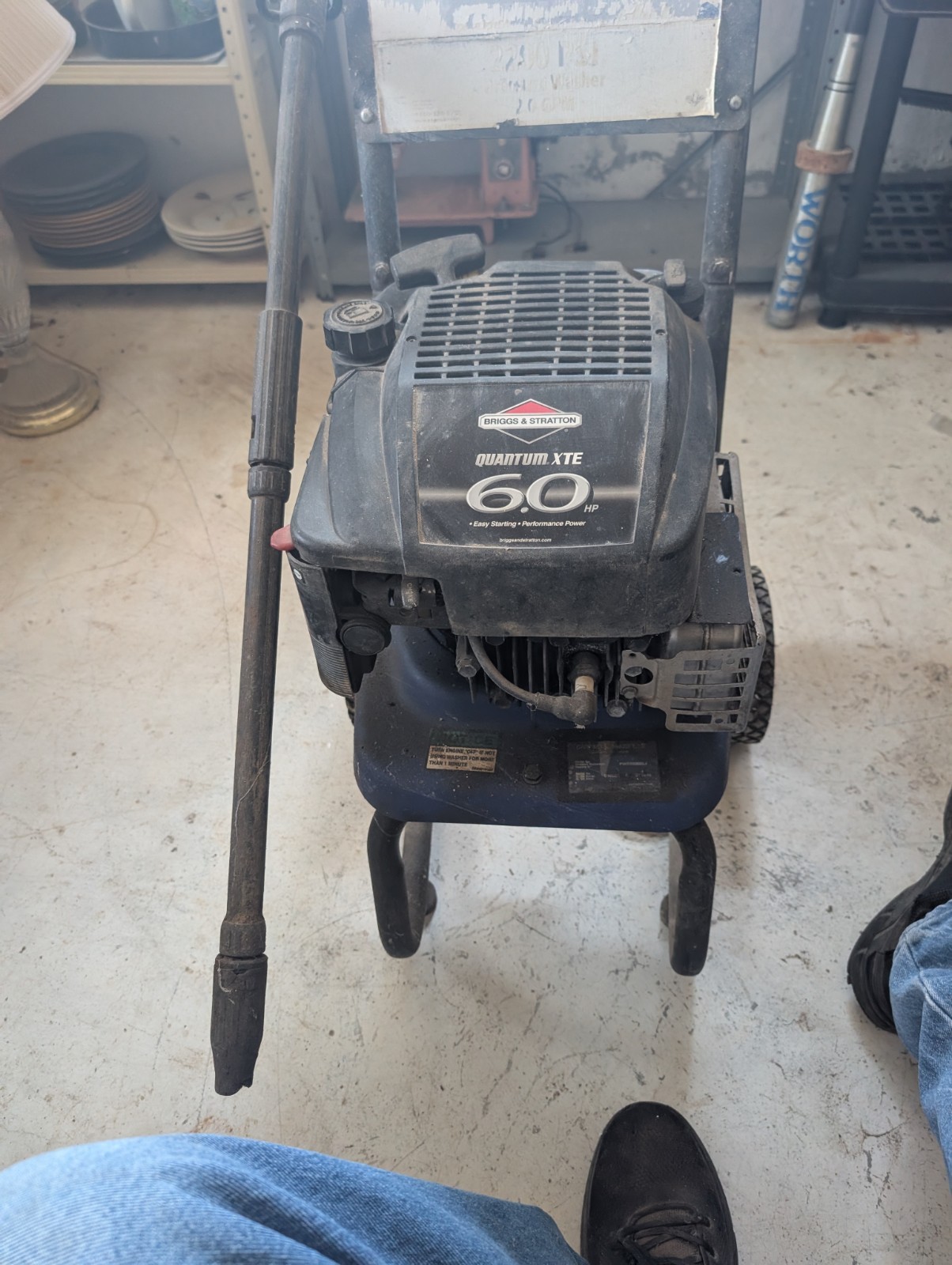 Briggs& Stratton 6 Horsepower Pressure Washer Needs Hose