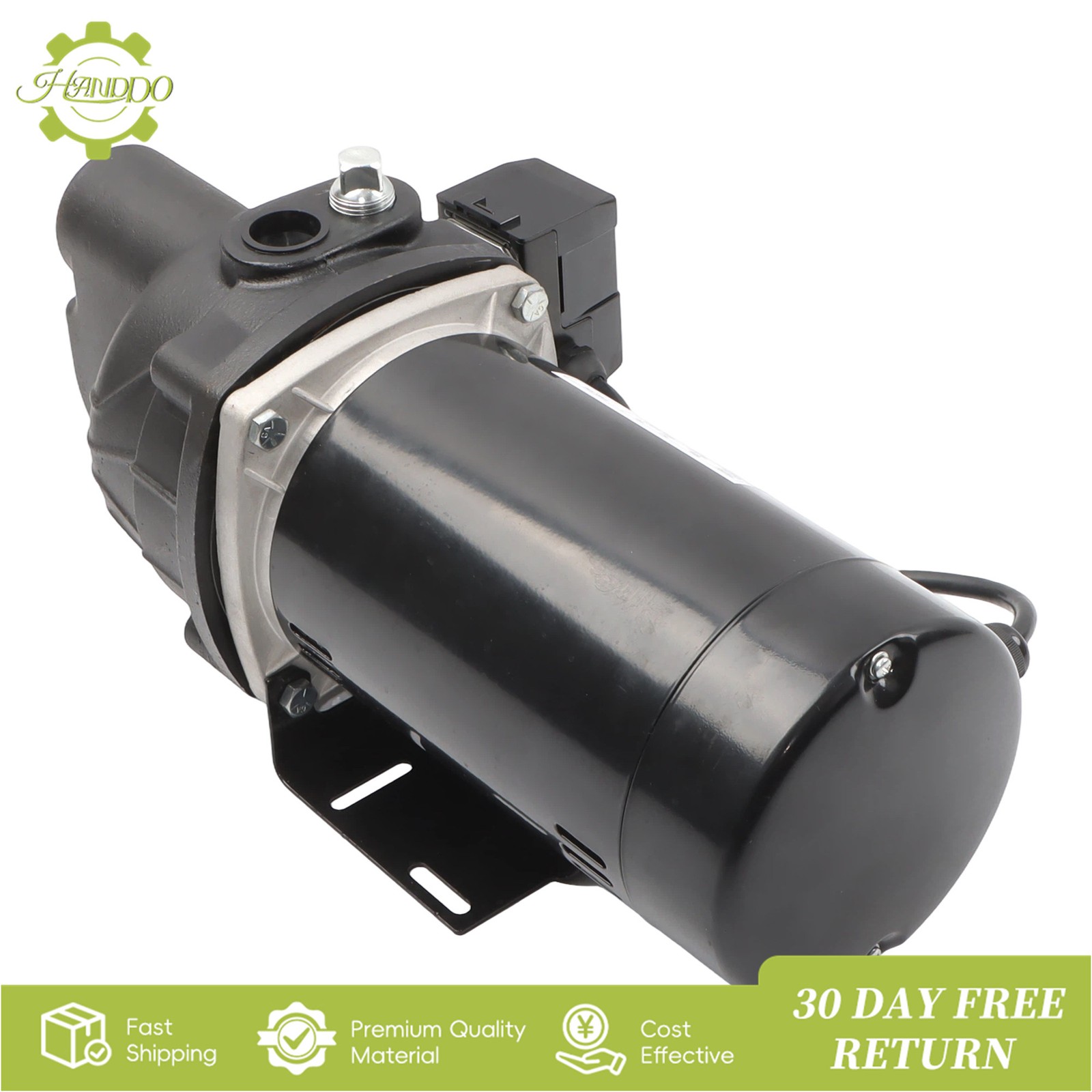 SWS100 Cast Iron Shallow Well Jet Pump 510 Gallons Per Hour 1HP 3480RPM 115/230V