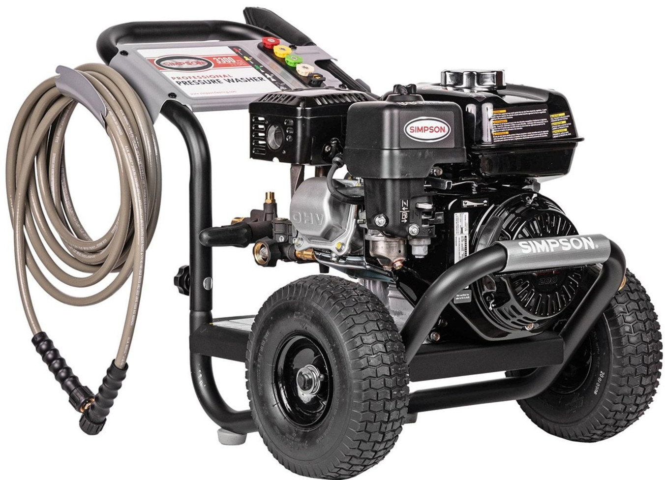 SIMPSON PowerShot PS3228-S Gas Pressure 2.5GPM Washer 3300 PSI Honda GX200 Motor