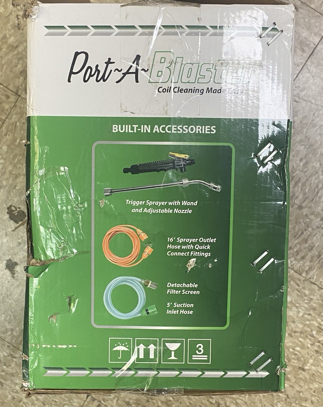 Works See Pics ZPB140 Port A Blaster HVAC Coil Cleaning Portable Pressure Washer