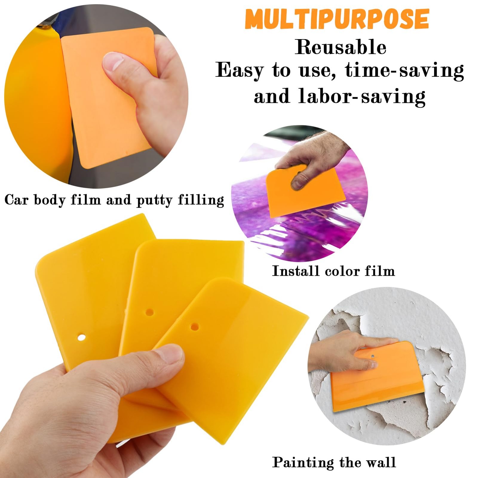 10 Piece Body filler spreader Set 2,3,4, 5, & 6 Inch Automotive Spreaders…