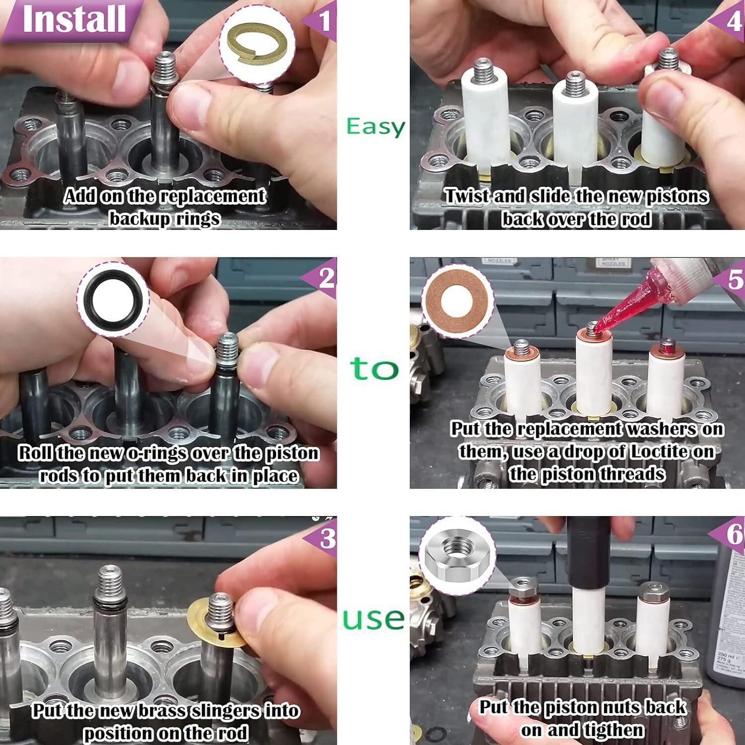 AR2546 18mm Ceramic Plunger Repair Kit for AR Pumps RK RKA RKV XRV XRCV 193990GS