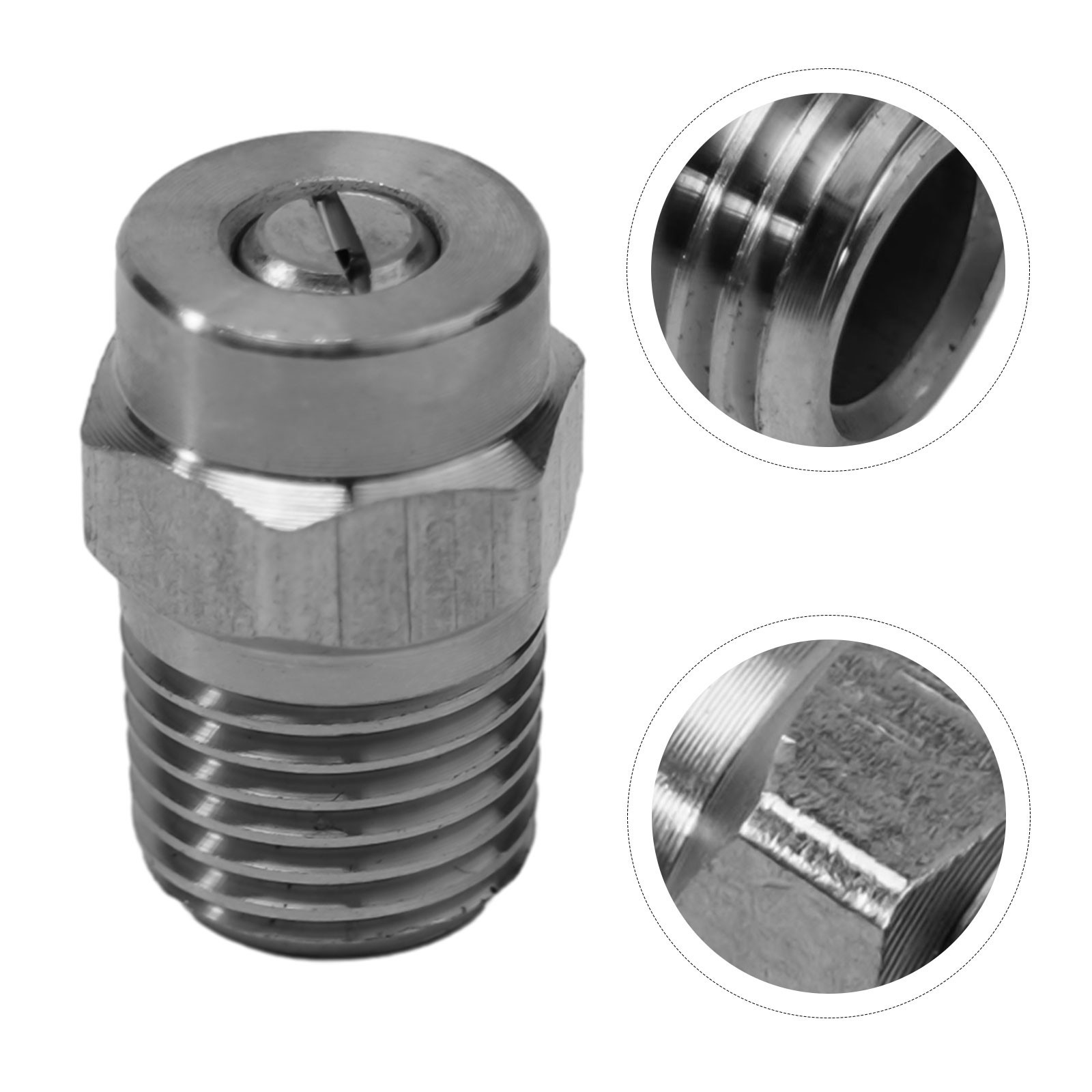 Long Lasting Stainless Steel Nozzle Replacements for Surface Cleaner Set of 4