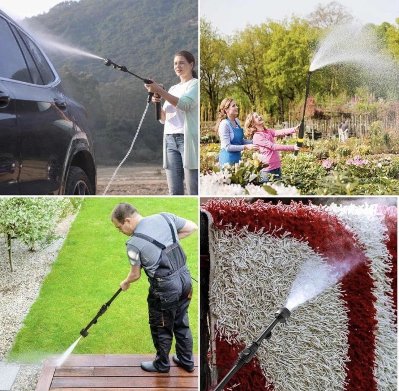Wireless VTOMAN V32 Pressure Washer with 1500A Jump Start Capability