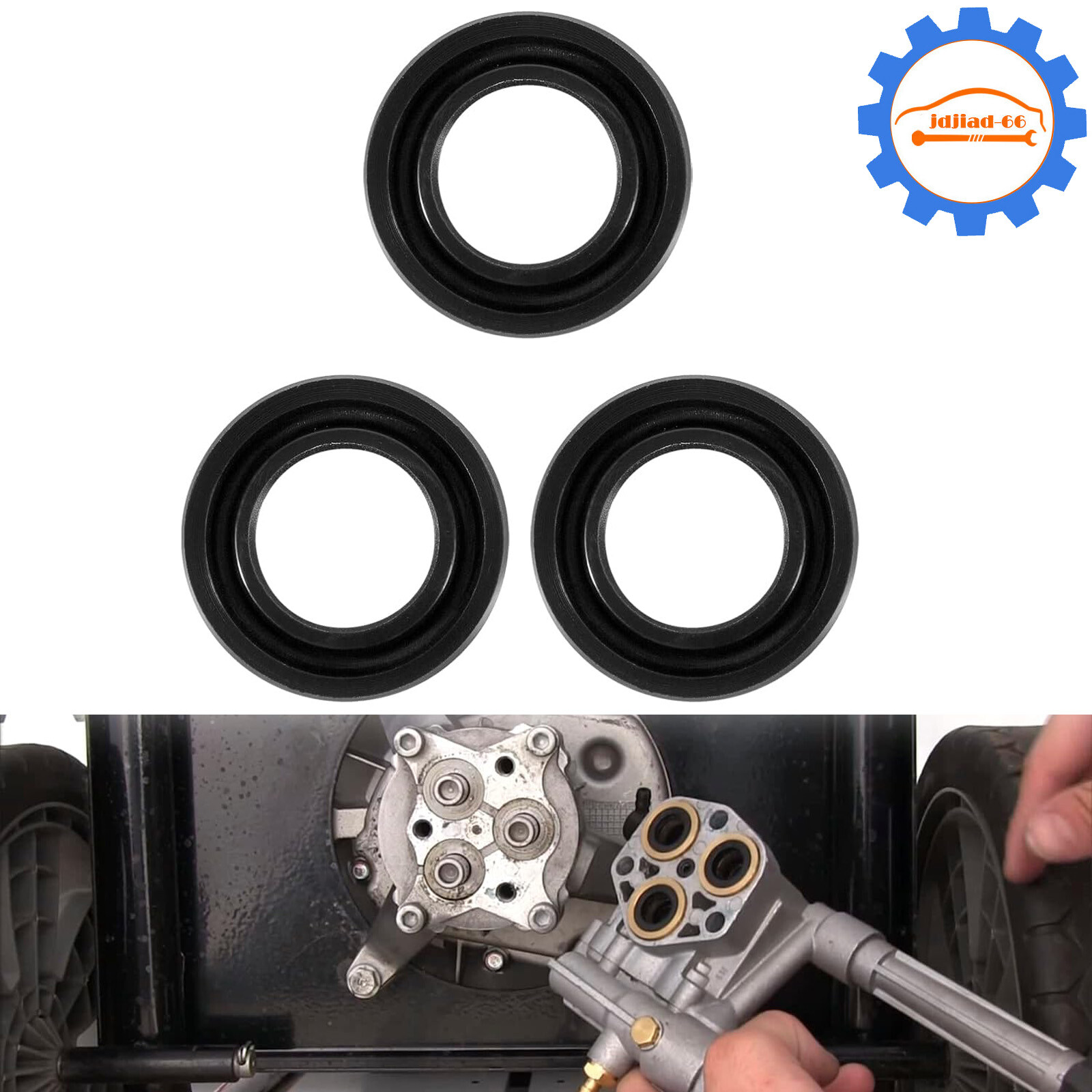 High Pressure Washer Pump Water Seal Kit AR42122 For Annovi Reverberi RMW2G24