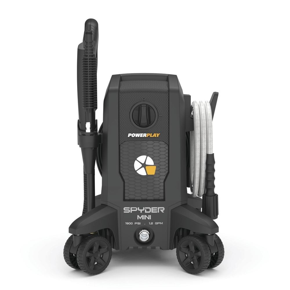 1900 PSI 1.2 GPM 13 Amp Corded Electric Pressure Washer 4 Wheel Deck Cleaner