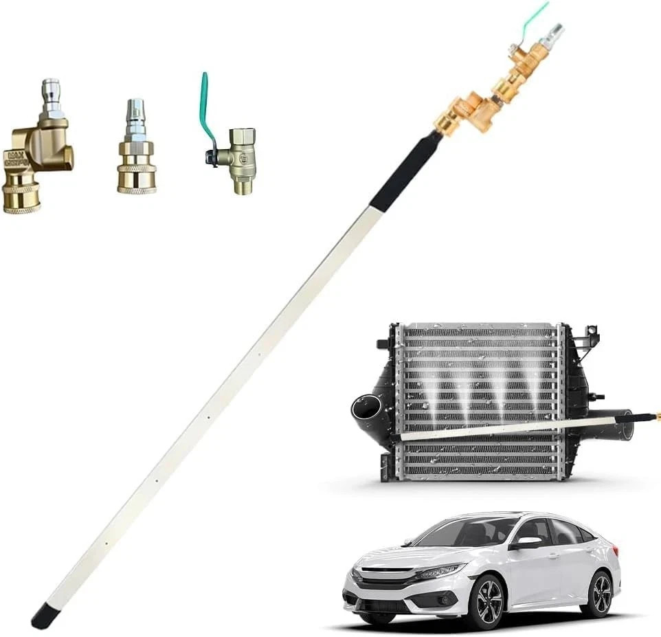 39”Portable Radiator Cleaning Wand,4500 PSI Radiator Flush and Cleaner Tool,Qui