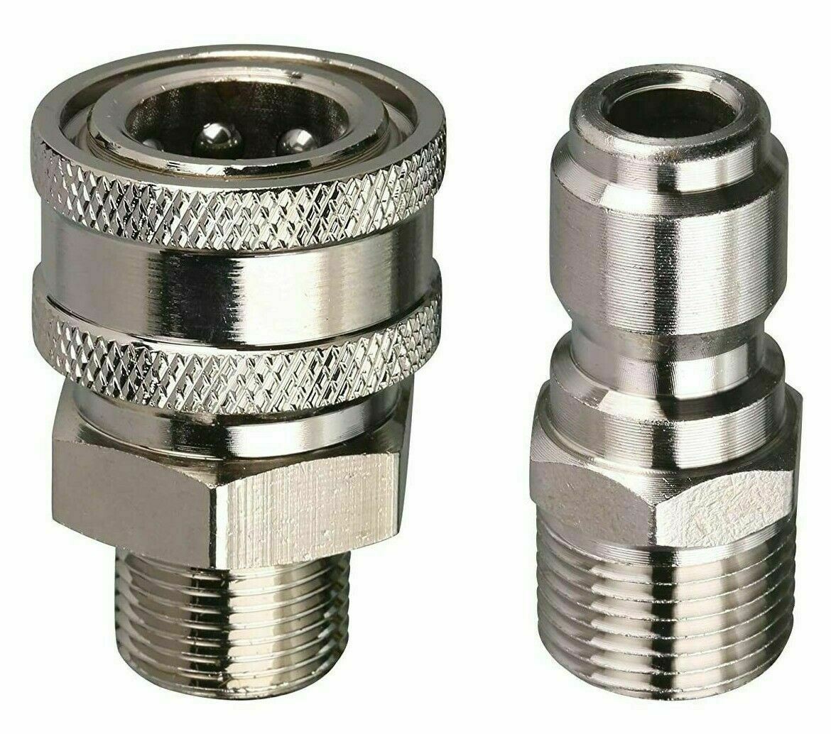 3/8″ Quick Connect Water Ball Valve Kit for 4500 Psi High Pressure Washer Hose