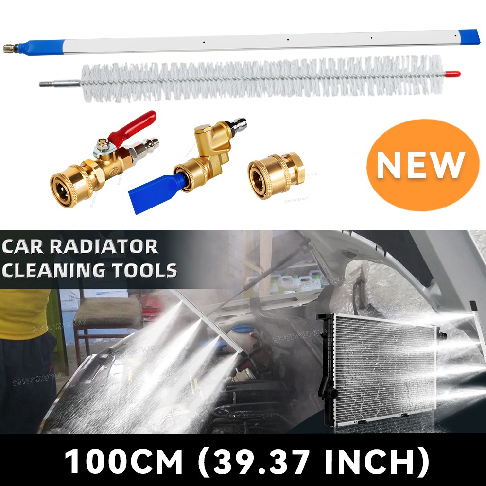 100cm New Radiator Cleaning Wand Fit for Household Cars,Trucks,RV Radiators