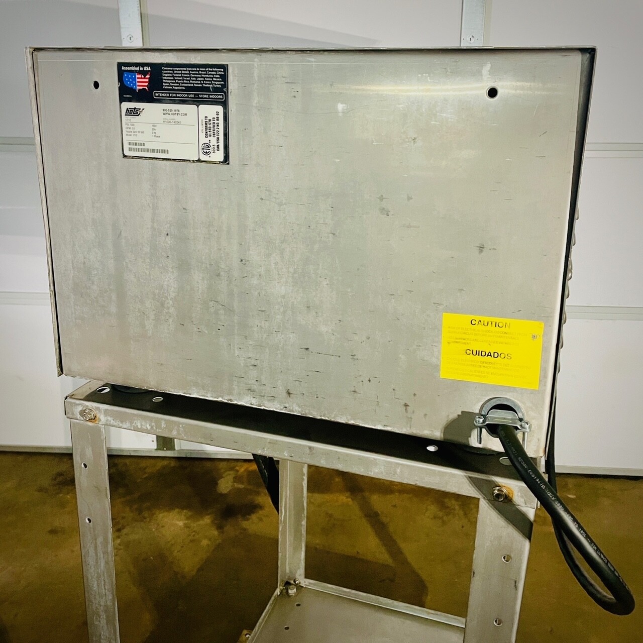 Hotsy Power Washer with cart