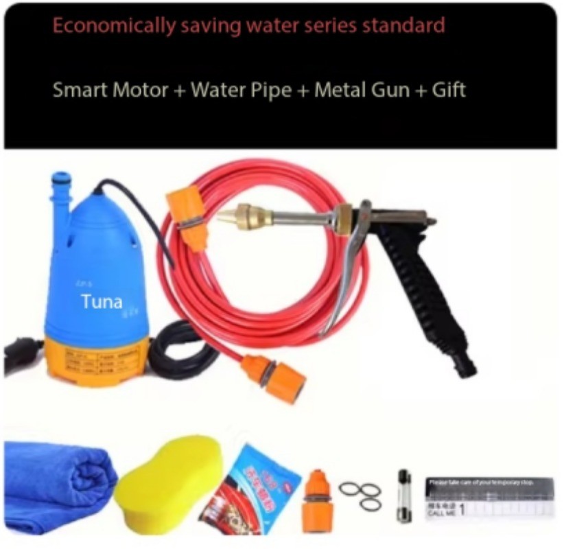 12V High-Pressure Car Wash Machine for Home Use 220V Portable Car Washer
