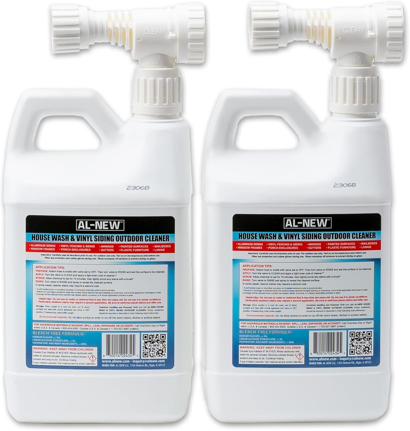 Outdoor Cleaner | Versatile Outdoor Cleaner 64oz Hose End Sprayer (Pack of 2)