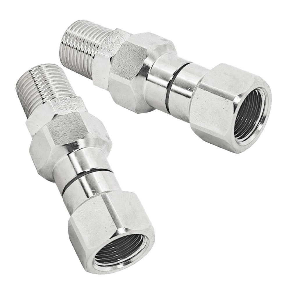 Stainless Steel 360 Degree Swivel Fitting for Pressure Washer Up to 4000 PSI