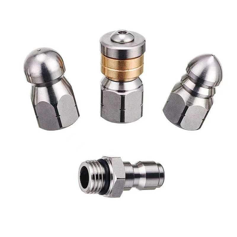 3PCS 5000PSI Pressure Washer Sewer Jetter Nozzles Drain Cleaning Hose Nozzle Tip