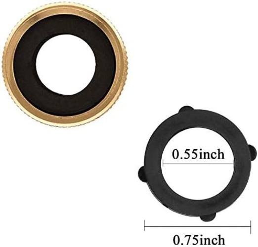 10 Pcs Pliable Rubber Hose Washers for 3/4″ Female Connectors – Leak Prevention