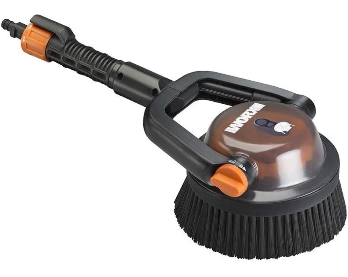Worx Hydro Shot Adjustable Outdoor Power Scrubber Quick Snap Connection WA1821
