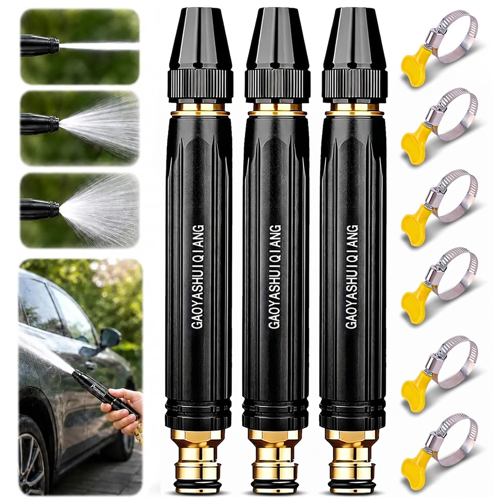 Lot High Pressure Car Wash Water Gun Spray Nozzle Portable Washer for Auto