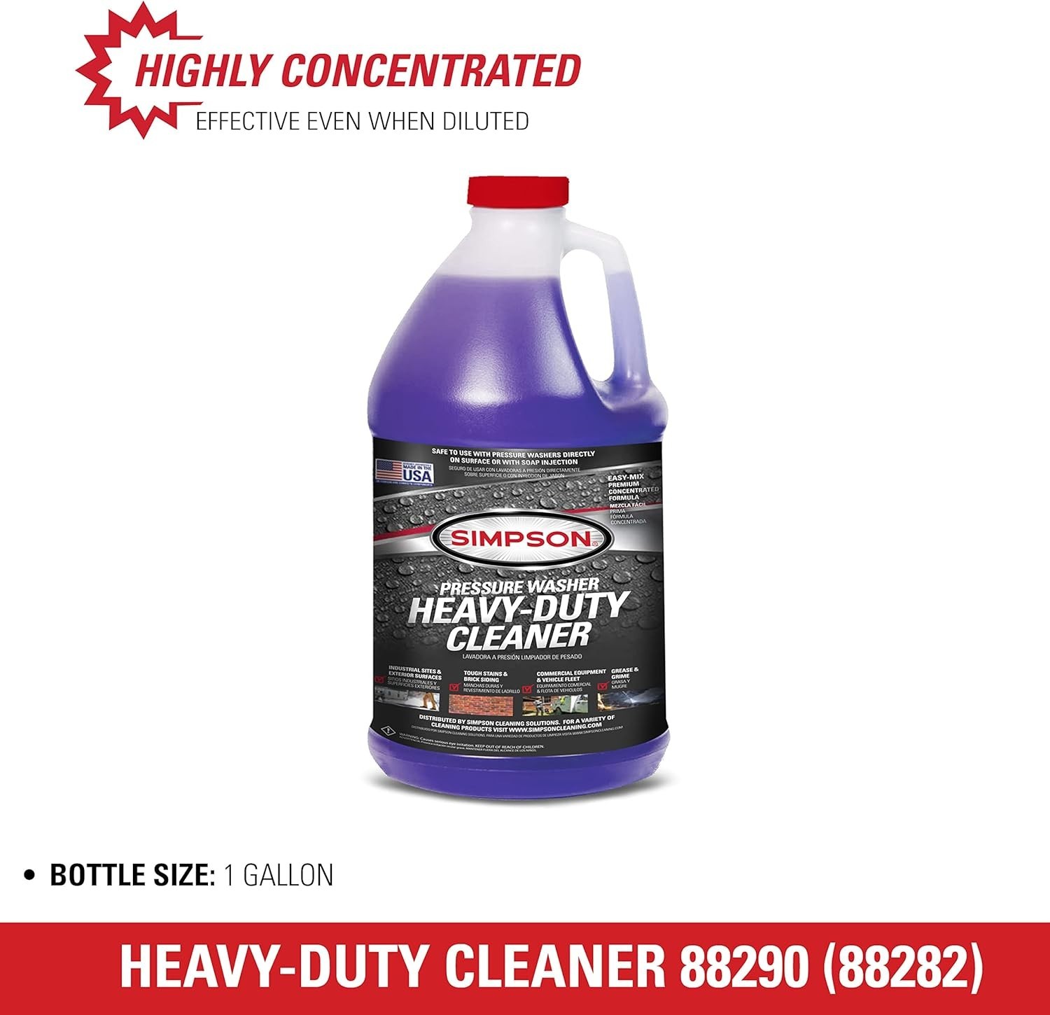 Cleaning 88282 Cleaner, Concentrated Soap Solution for Pressure Washers and S…
