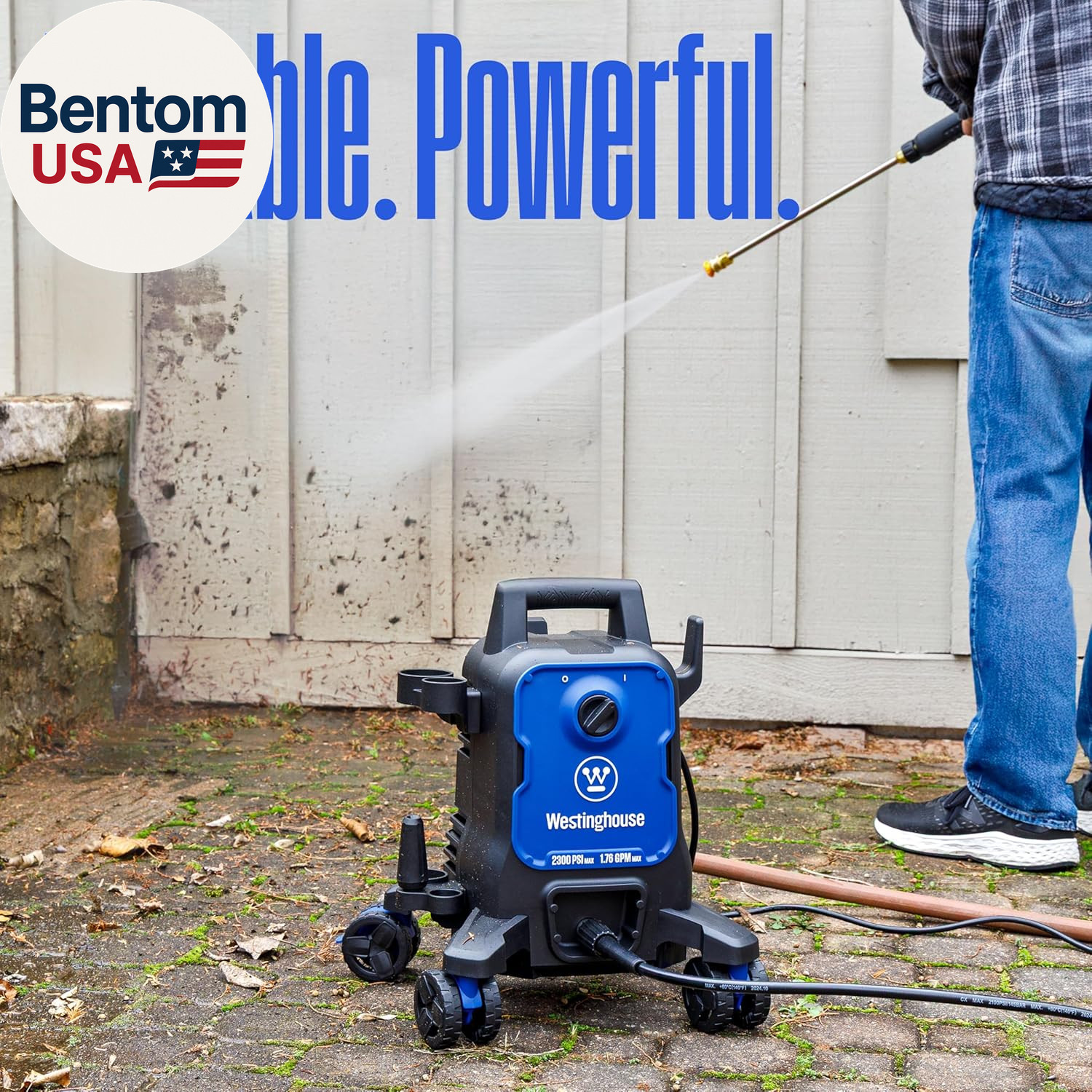 Epx3100 Electric Pressure Washer, 2300 Max PSI 1.76 Max GPM with Anti-Tipping Te