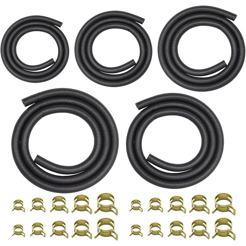 Fuel Line Hose NBR 5 Sizes 3.3ft High Pressure ATV Motorcycle Engine Oil System