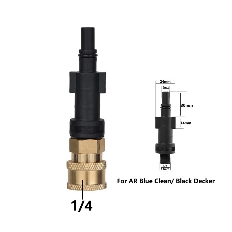 Pressure Washer Adapter 1/4 Quick Connect Water Gun Connector for Pressure Washe
