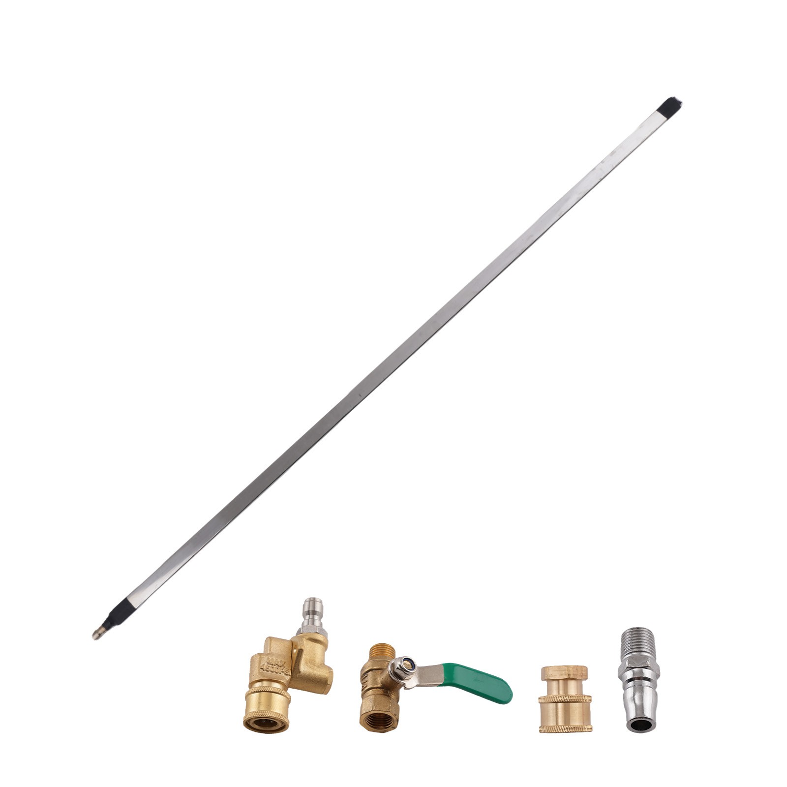 39.4” Radiator Cleaning Wand Stainless Steel High Pressure Washer Tool Kit