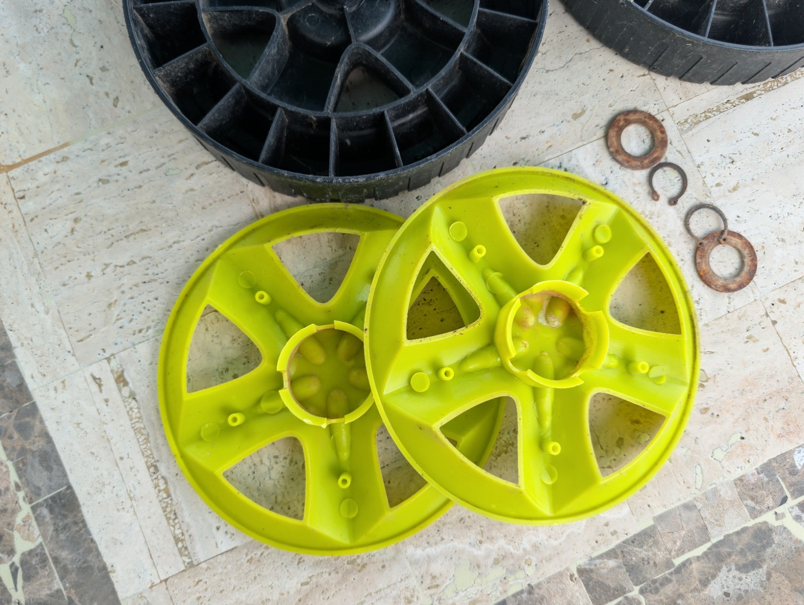 SUNJOE SPX3000 Pressure Washer Replacement Wheels Complete