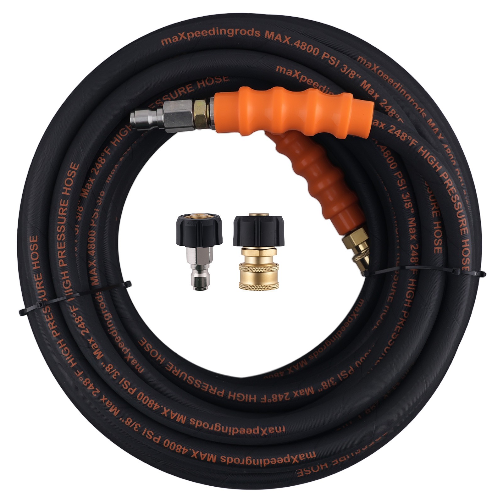 3/8″ Pressure Washer Hose 70FT 4800PSI Kink Resistant for Honda Steel Wire Braid