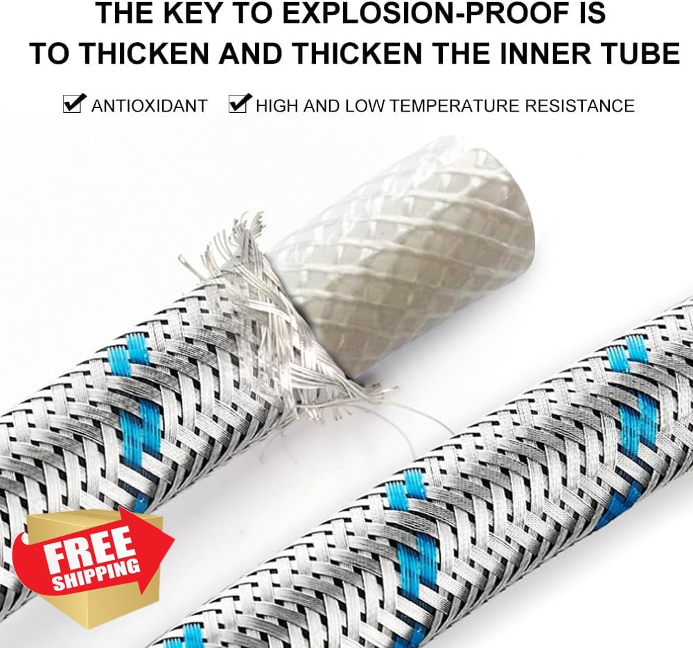 PLUMBINGMASTER 20FT Red Blue Washer Hoses 2 Pack
